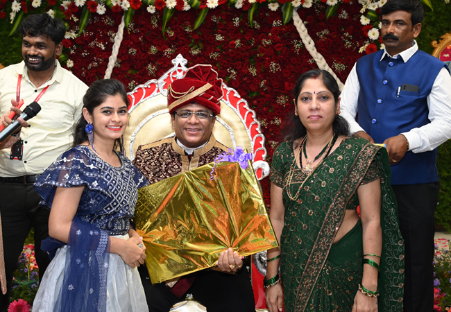 Bro Andrew Richard celebrates his 60th Birthday with grandneur amidst a large number of devotees here on Sunday, 16th, 2023, at Grace Ministry Prayer Centre Budigere in Bangalore with a myriad of wishes.